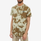 The North Face Men's Simple Dome T-Shirt in Military Olive Retro Dye Print