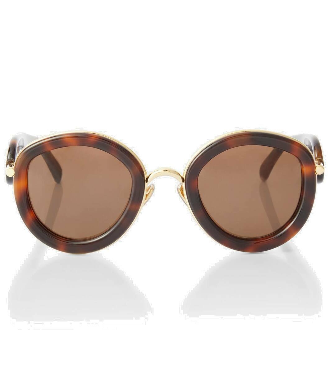 Photo: Loewe Metal Daisy round sunglasses