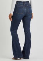 Spanx Dark Blue Flared-leg Jeans