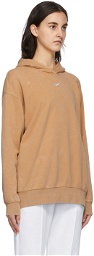 Nike Tan Sportswear Essentials Fleece Hoodie