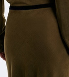Tom Ford Jersey midi skirt