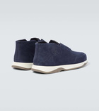 Berluti Échappée Scritto suede slip-on sneakers