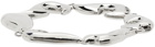 Bottega Veneta Silver Sharp Bracelet