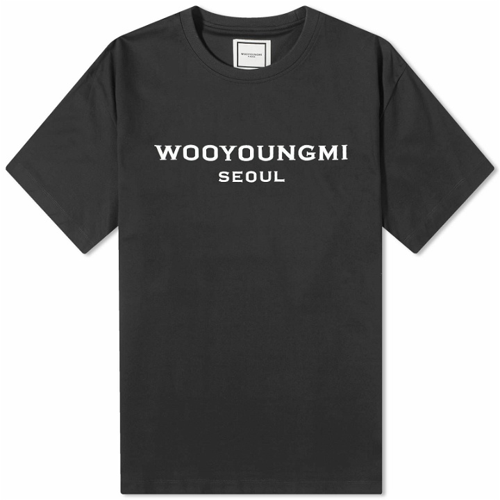 Photo: Wooyoungmi Men's Logo T-Shirt in Black