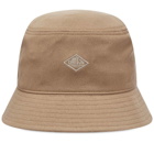 Danton Men's Flannel Bucket Hat in Beige