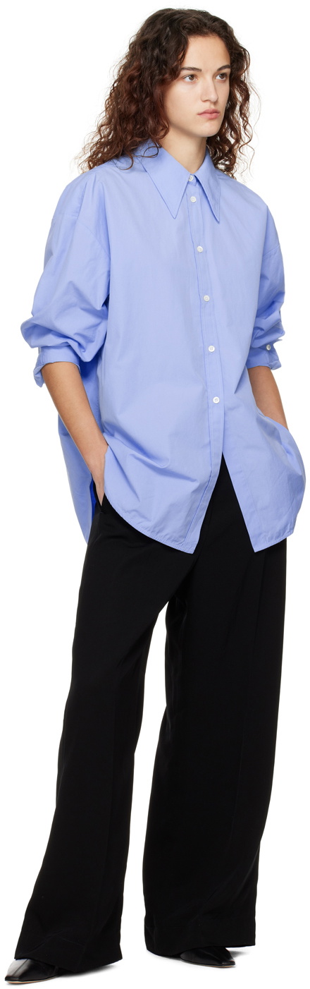 Teurn Studios SSENSE Exclusive Blue Viola Shirt