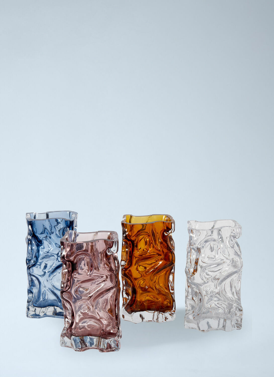 POLSPOTTEN Sculpted Glass Vase