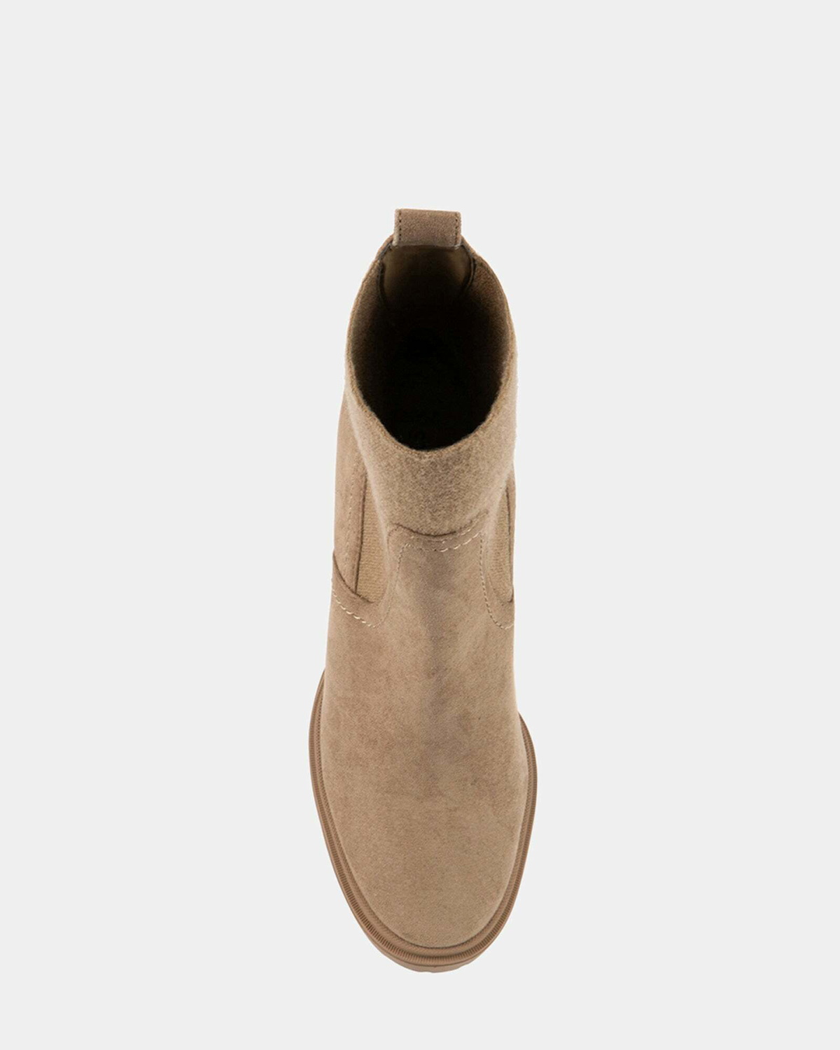 Steve Madden Sahly Booties in Taupe