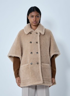 Max Mara Shearling Cape