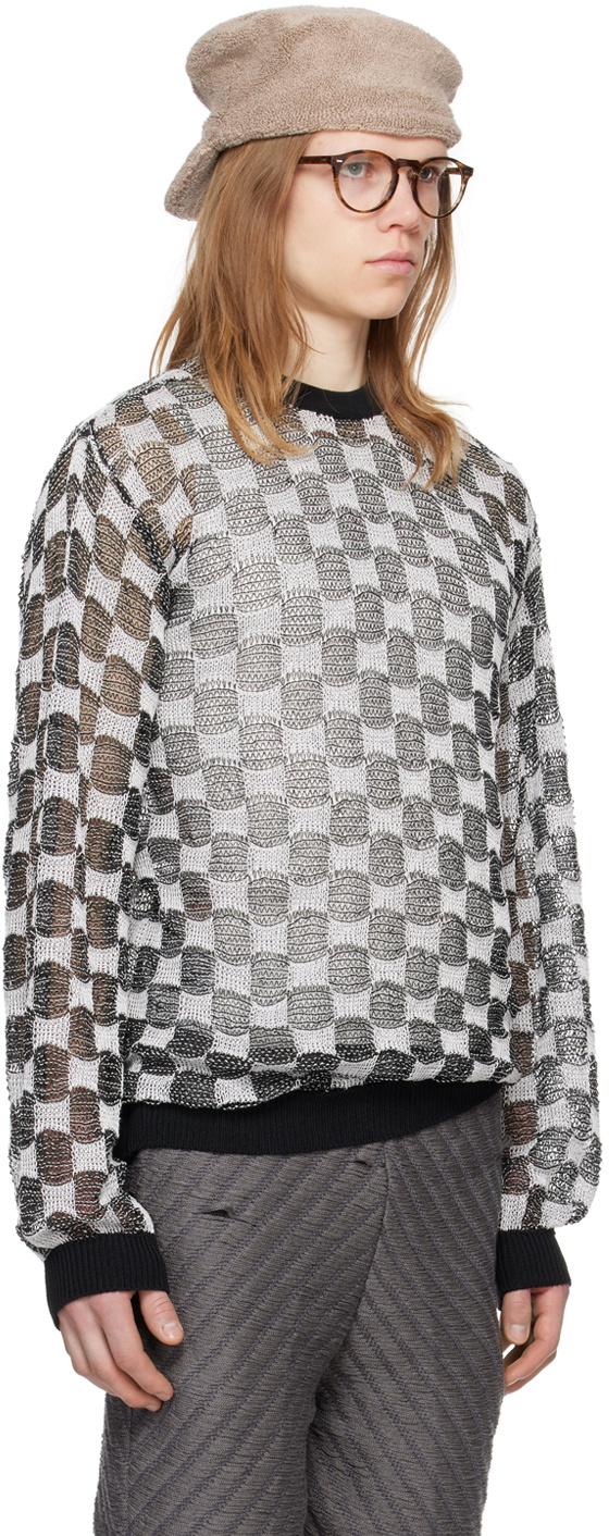 Isa Boulder SSENSE Exclusive Black & White Sweater