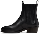 LEMAIRE Black Vegetable-Tanned Chelsea Boots