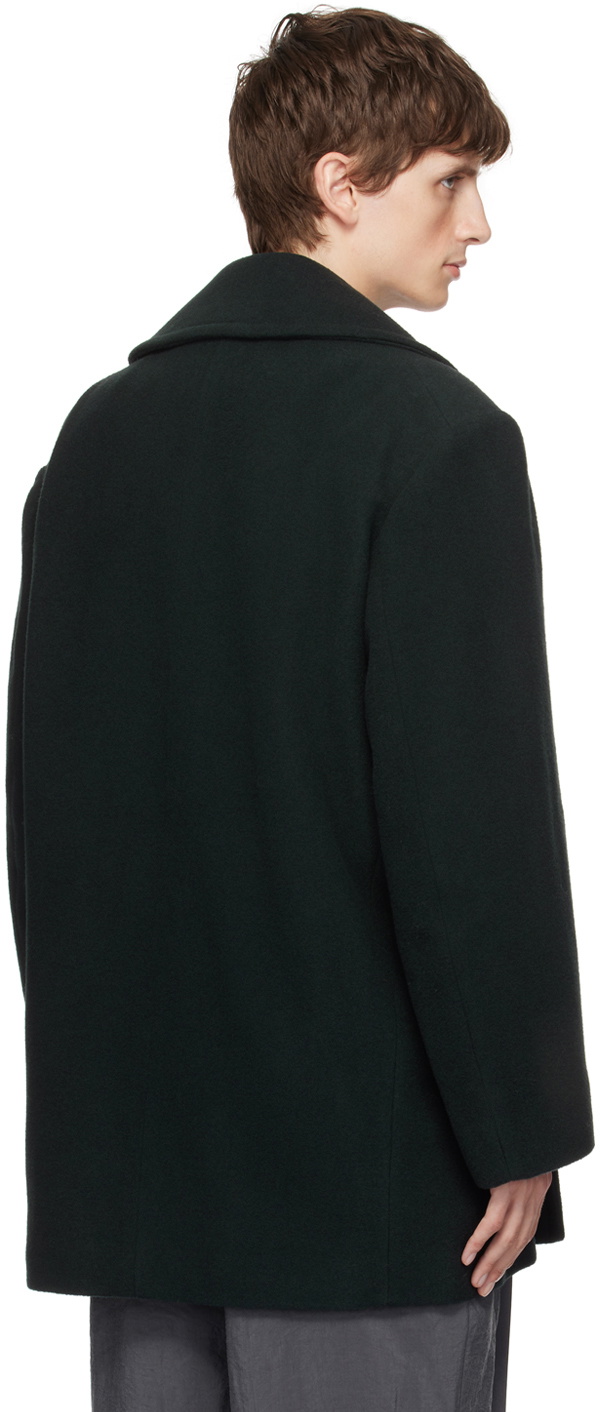 LEMAIRE Green Maxi Peacoat Lemaire