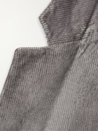 OFFICINE GÉNÉRALE - Slim-Fit Unstructured Cotton-Blend Corduroy Blazer - Gray