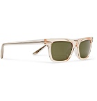 The Row - Oliver Peoples BA CC Square-Frame Acetate Sunglasses - Clear
