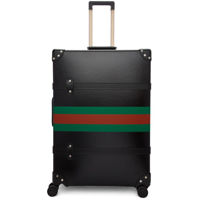 3D model Gucci Globe-Trotter GG canvas luggage suitcase Black VR