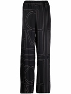 TOTEME - Monogram Silk Pajama Trousers