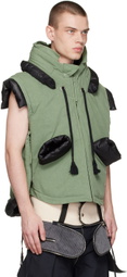 Craig Green Green Fluffy Hole Vest
