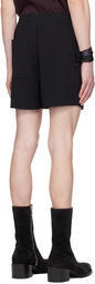 Dries Van Noten Black Patch Pocket Shorts