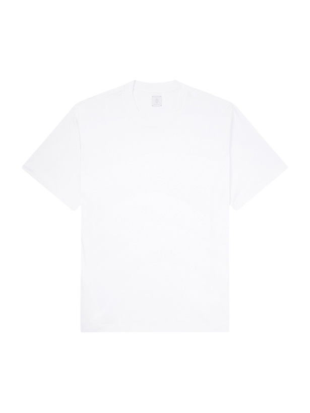 Photo: Eleventy - Cotton and Modal-Blend Jersey T-Shirt - White