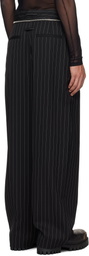 Jean Paul Gaultier Black 'The Belted Suit' Trousers