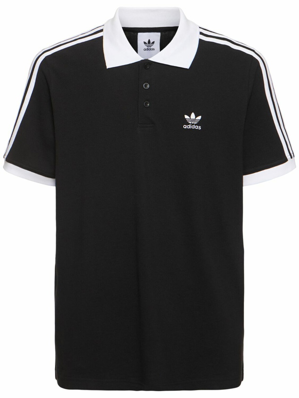 Photo: ADIDAS ORIGINALS 3-stripe Cotton Polo