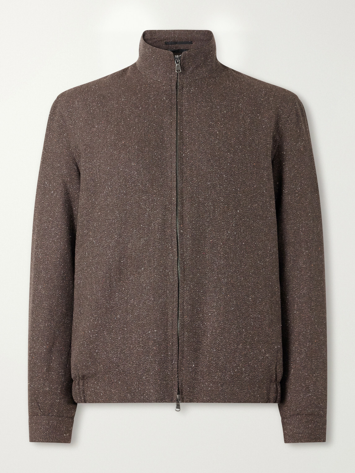 Sunspel - Donegal Wool and Silk-Tweed Jacket - Brown