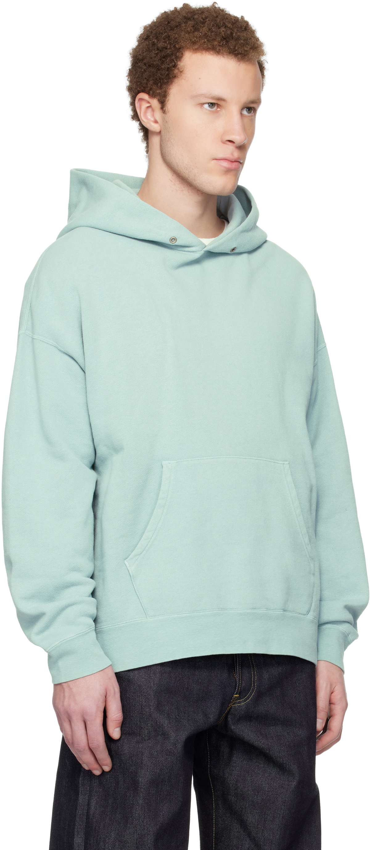 visvim Blue Jumbo SB P.O. DMGD Hoodie