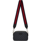 Gucci Black Small GG Supreme Camera Bag