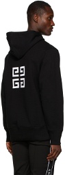 Givenchy Black 4G Embroidered Hoodie