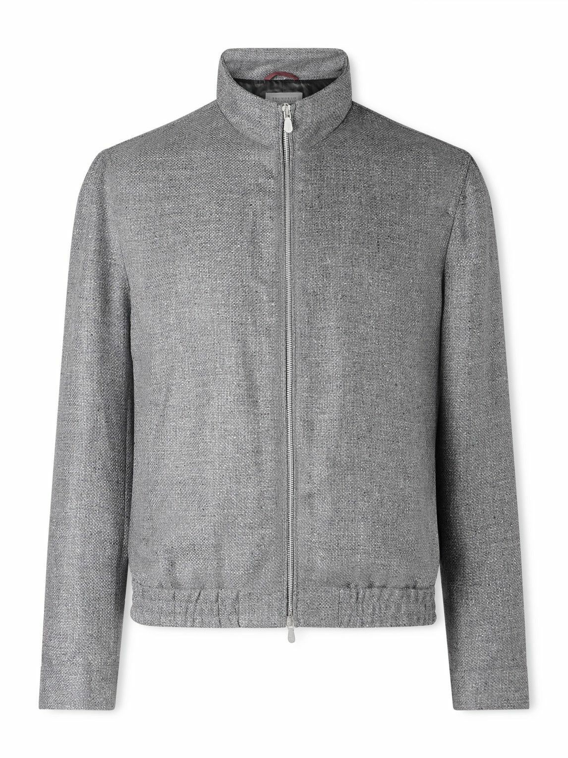 Brunello Cucinelli - Shearling-trimmed cashmere jacket Brunello