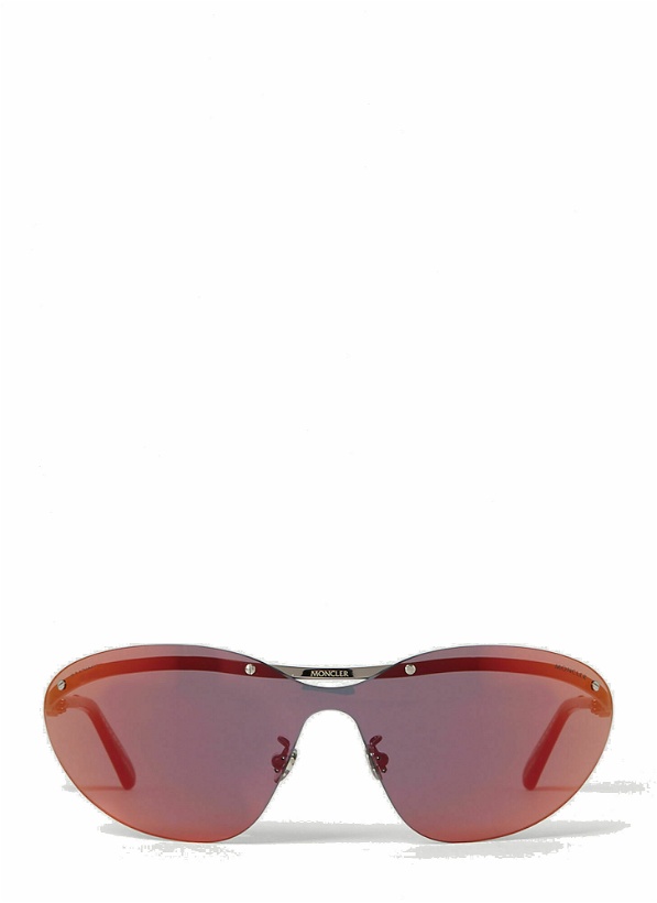 Photo: Moncler - Mirrored Sunglasses in Orange
