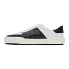 Amiri Black and White Dagger Monogram Sneakers