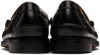 Random Identities Black & Red Sebago Edition Double Penny Dan Loafers