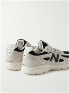 New Balance - Joe Freshgoods 990v4 Suede, Leather and Mesh Sneakers - Neutrals