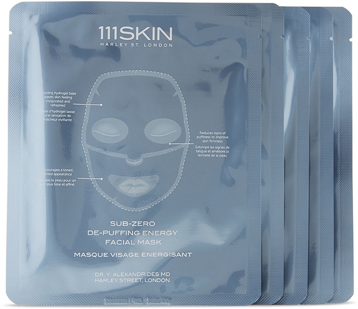 Photo: 111 Skin Five-Pack Rose Gold Brightening Facial Treatment Masks, 30 mL