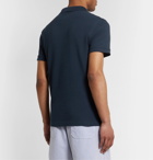 Barbour White Label - Belhaven Slim-Fit Waffle-Knit Cotton Polo Shirt - Blue