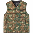 Gramicci x Taion Down Liner Vest in Camo