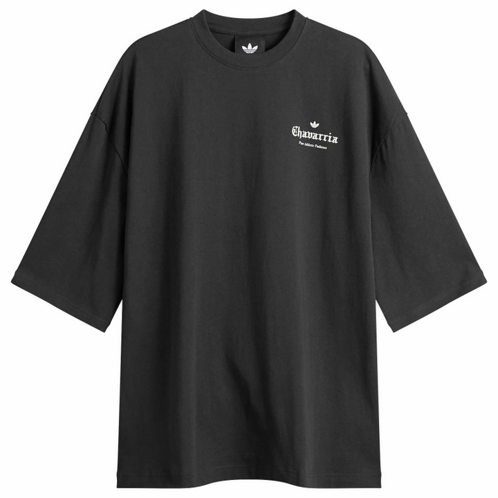 Photo: Adidas Men's x Willy Chavarria Logo T-Shirt in Black