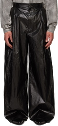 Walter Van Beirendonck Black Sun Trousers