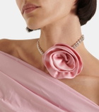 Magda Butrym Floral-appliqué choker