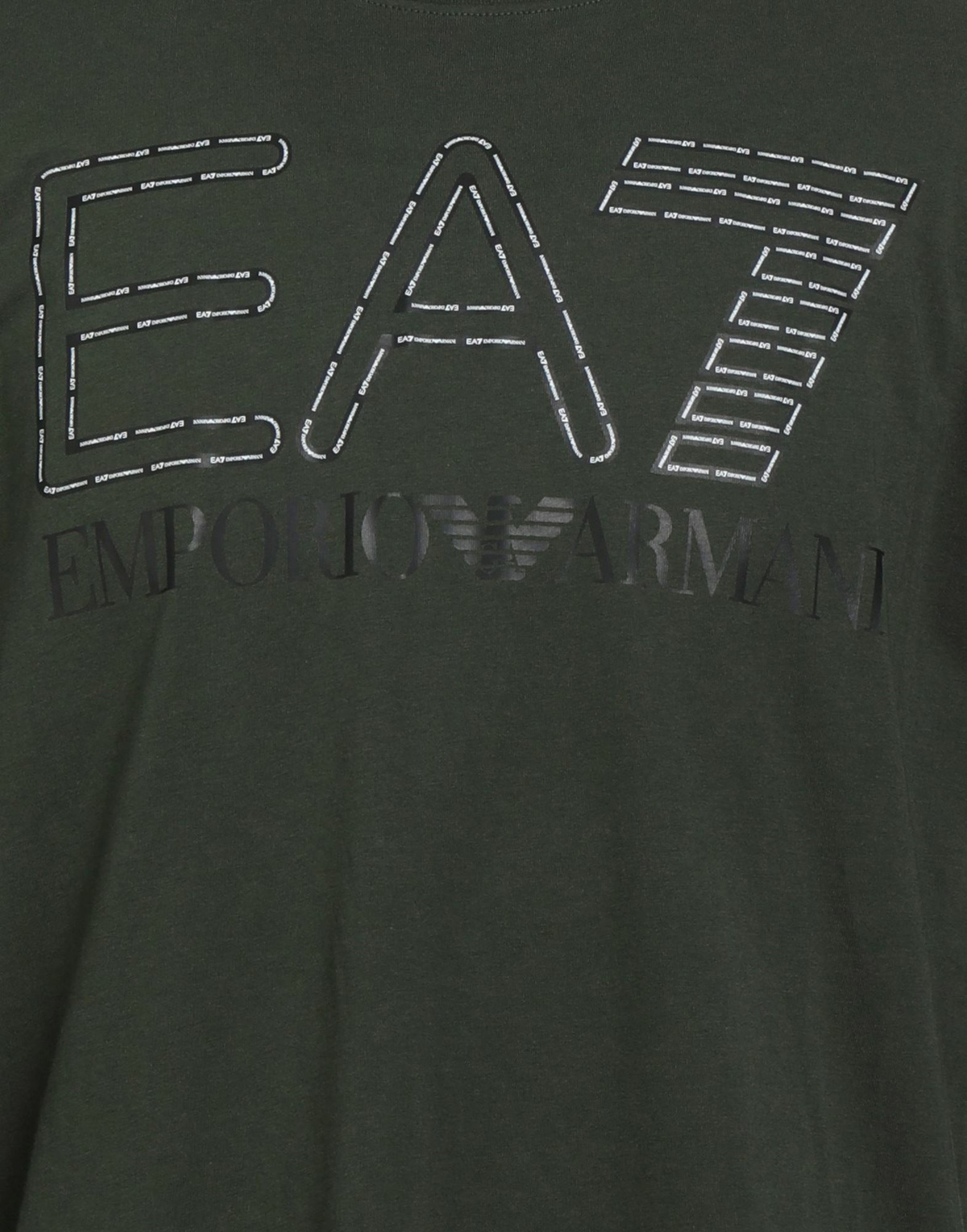 Ea7 Mens T-shirt Military in Green