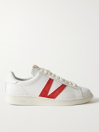 VISVIM - Corda-Folk Suede-Trimmed Leather Sneakers - White - US 8