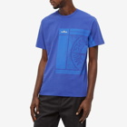 Stone Island Men's Side Logo T-Shirt in Bright Blue