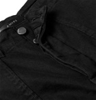 AMIRI - Tapered Stretch-Denim Cargo Trousers - Black