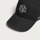 END. Monogram Clean Up Cap in Black