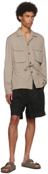 Connor McKnight Black Cotton Shorts