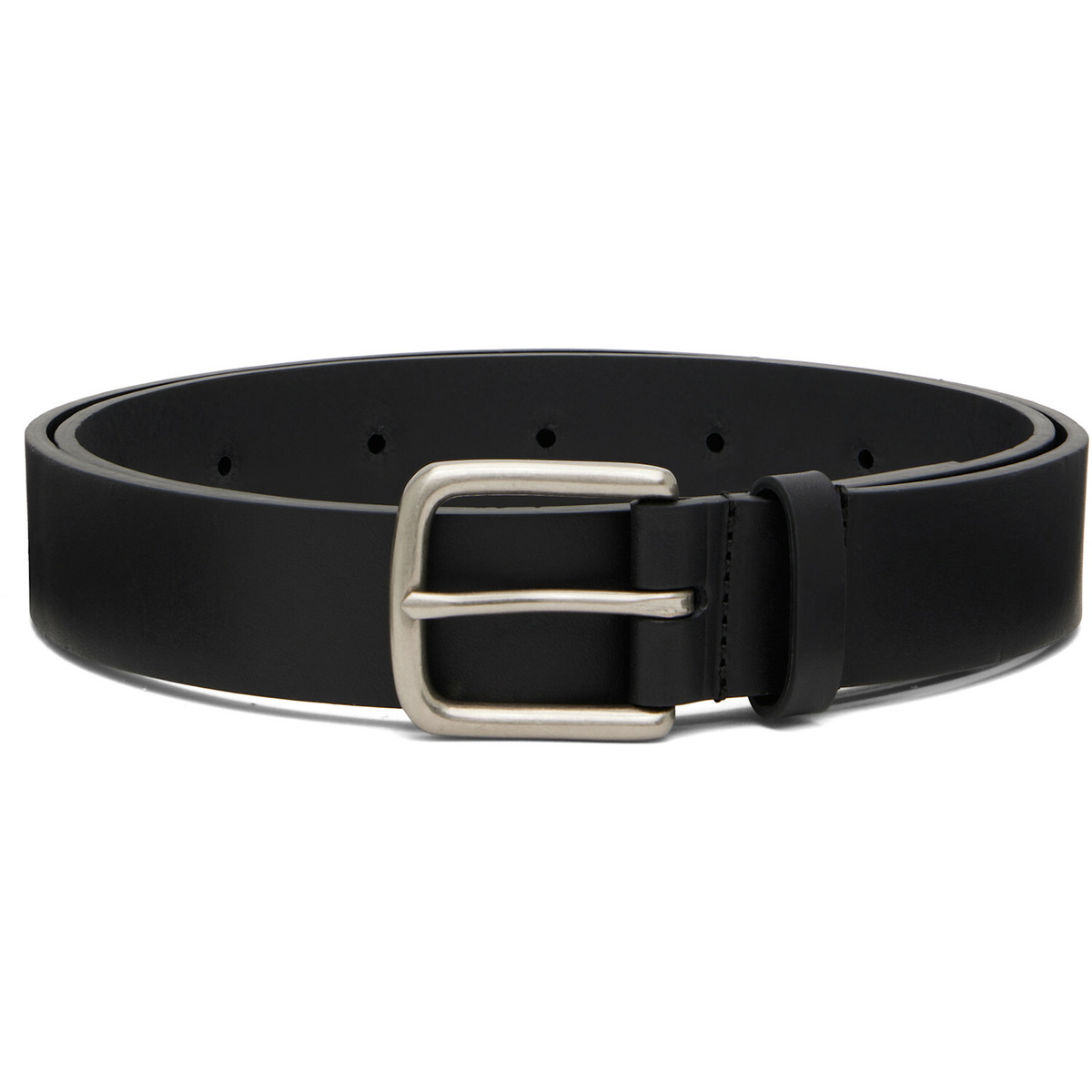 ssstein Black Pinned Buckle Classic Leather Belt