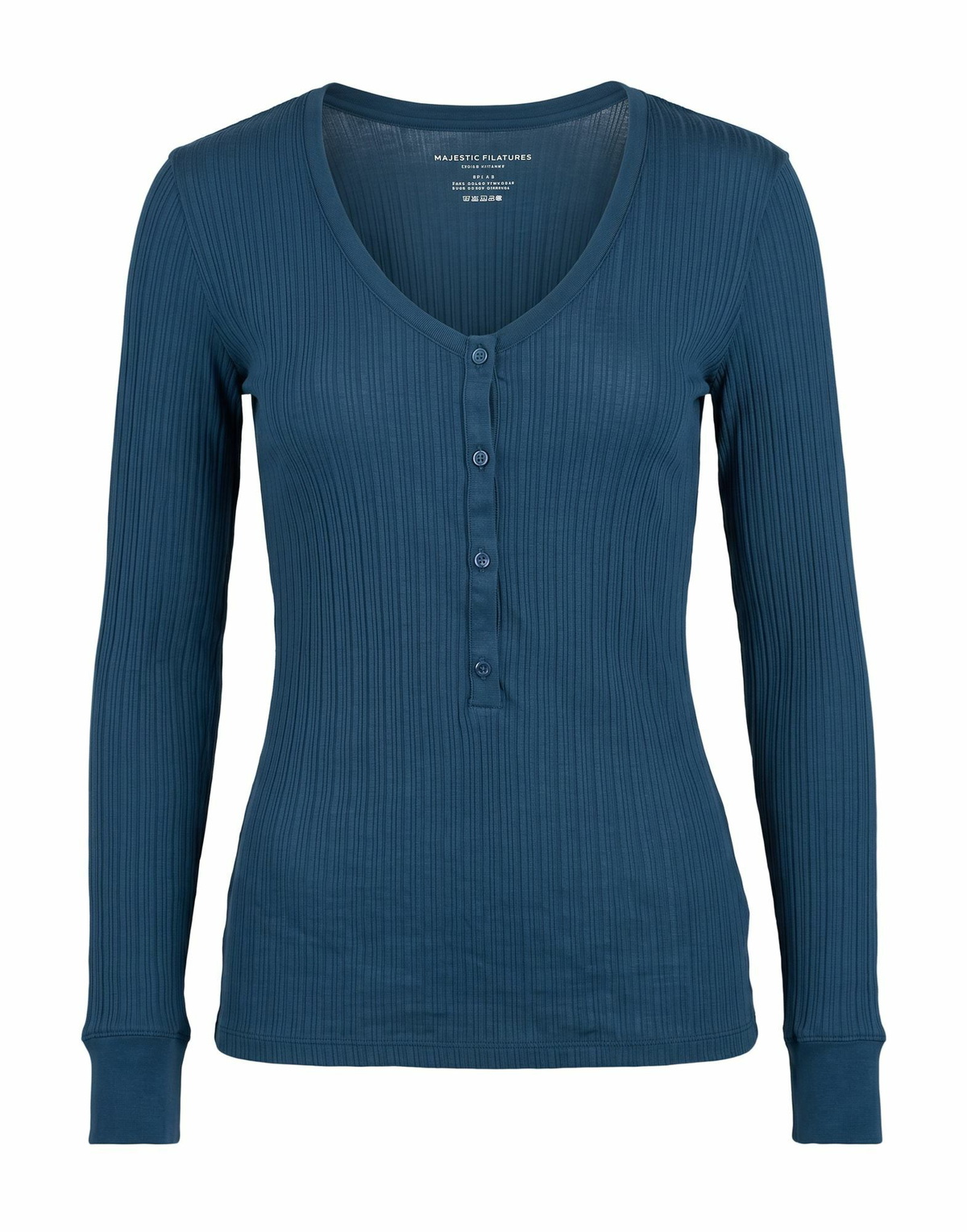 Majestic Filatures Womens T-shirt in Blue