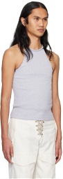 Dion Lee Gray Barball Tank Top