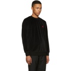 Givenchy Black Velvet 4G Slim Fit Sweatshirt